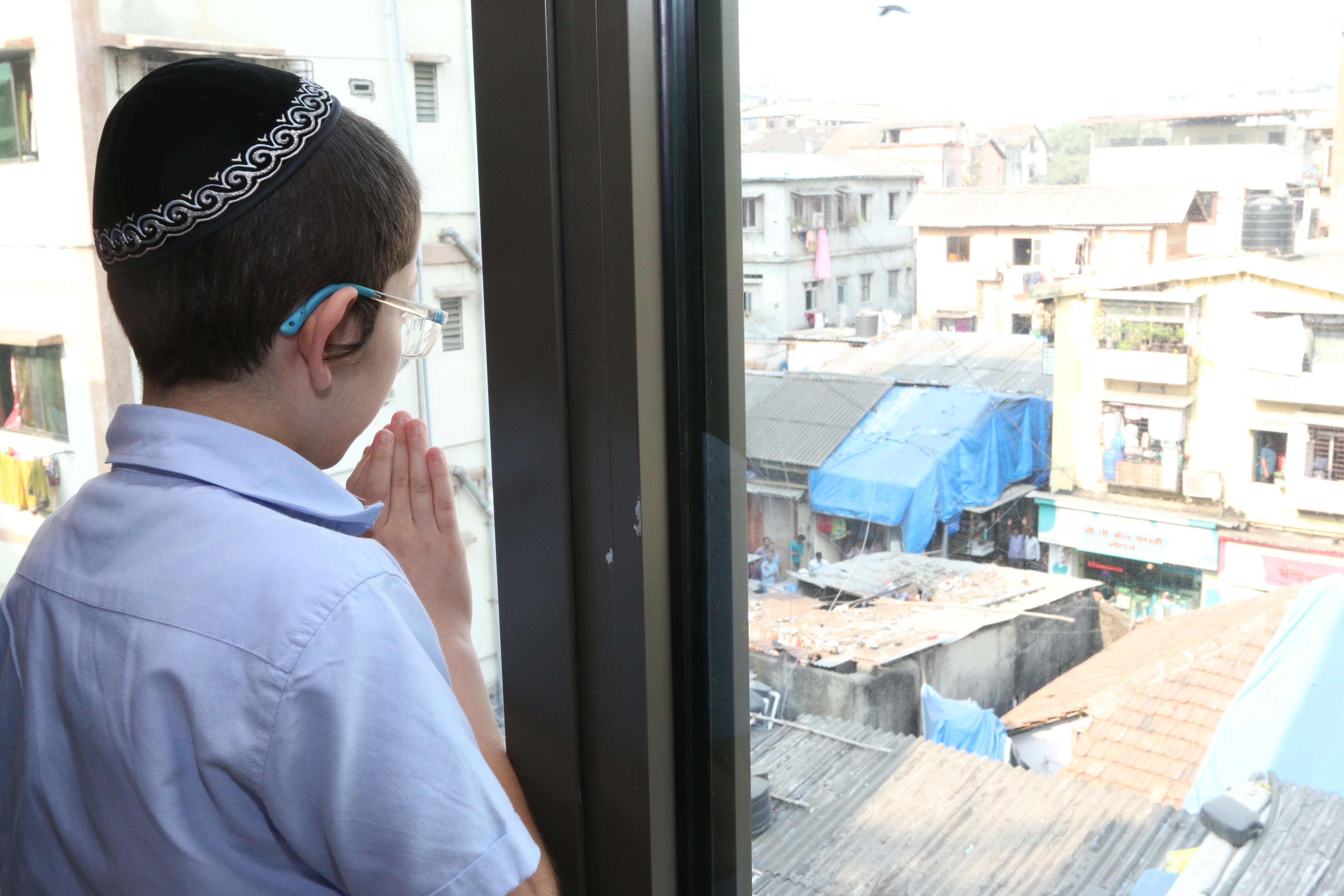 26/11 attack survivor Moshe Holtzberg at the Mumbai Chabad House