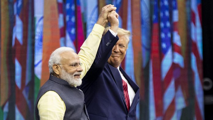 Image result for modi and trump in houston images