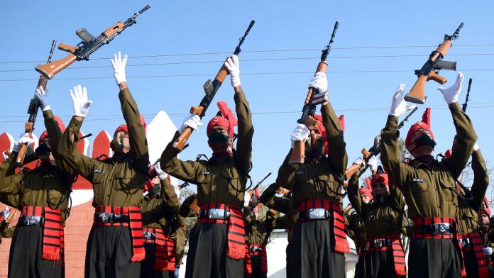Representational image | Recruits to the J&K Light Infantry celebrate the end of their training | Photo: ANI Representational image | Recruits to the J&K Light Infantry celebrate the end of their training | Photo: ANI