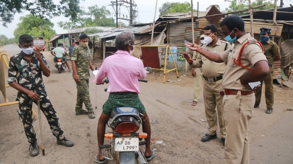 Visitors to the village are now being stopped and turned back from a police checkpoint set up outside it | Photo: Manisha Mondal | ThePrint